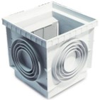 ARQUETA PP 40X40 GRIS