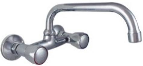 BATERIA FREGADERO CAÑO TUBO CIS MOD. REINA 15CMS